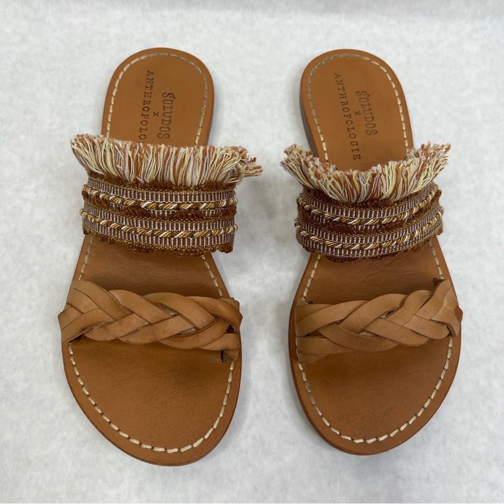 SOLUDOS x ANTHROPOLOGIE Panarea Braided
Slide Sandals - Sz 7 - Picture 6 of 13